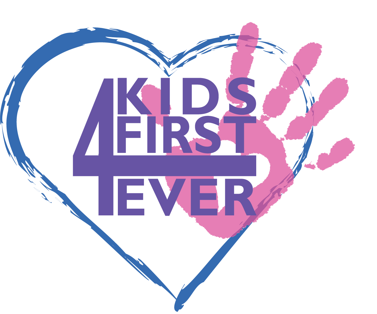 KidsFirst4Ever-Hand-Heart-Logo-wo-bk
